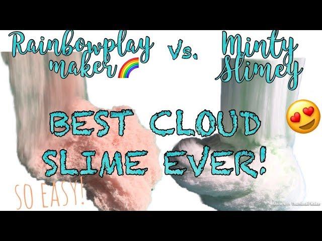 BEST CLOUD SLIME RECIPE EVER!!! Testing cloud slime recipes! SNOW WONDER