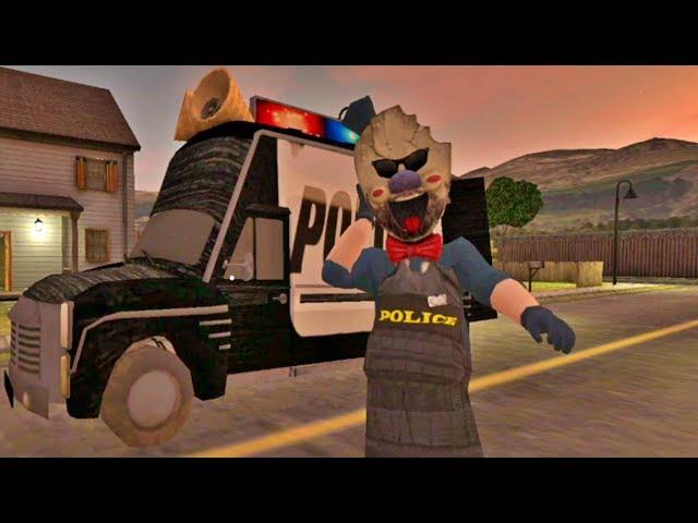 Ice Scream 3: Horror Neighborhood New ROD Police Skin Gameplay Walkthrough FHD