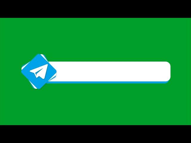 Telegram Lower Third Green Screen | telegram lower third copyright free