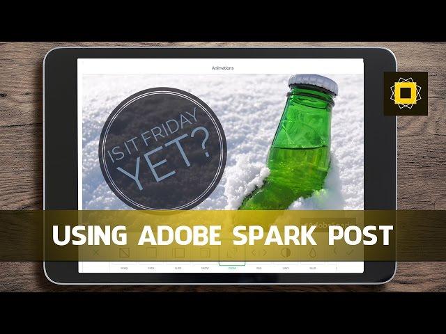 Using Adobe Spark Post