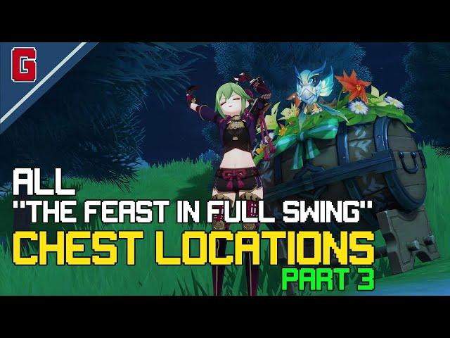 Genshin Impact All "The Feast In Full Swing" Chest Locations (All Fecund Hampers Part 3)