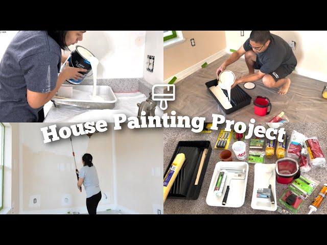 Painting our house white! | The Nadonza Life Vlogs 2021