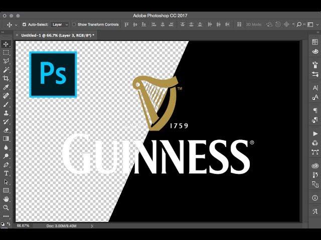 Quickly Remove the background from a logo in Photoshop (in under 30 seconds)