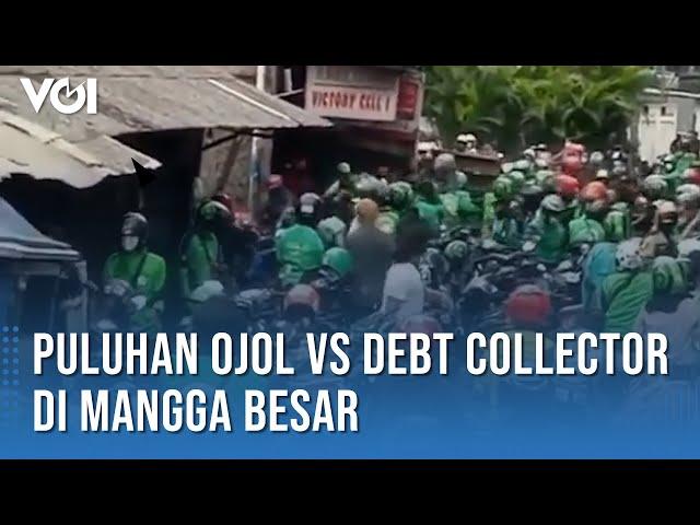 Viral Ojol Ribut dengan Debt Collector di Mangga Besar, Jakarta Pusat