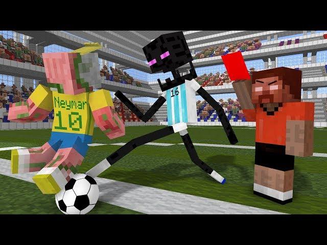 Monster School: World Cup 2018 - Minecraft Animation