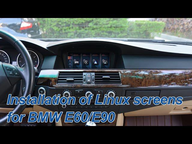 PEMP Iinux Screen for BMW E60 CCC CarPlay Android Auto Installation Video