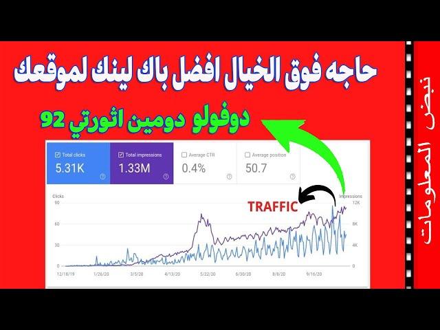 اربح باك لينك لموقعك دوفولو 92 تصدر نتائج البحث في جوجل2025 |  backlink dofollow