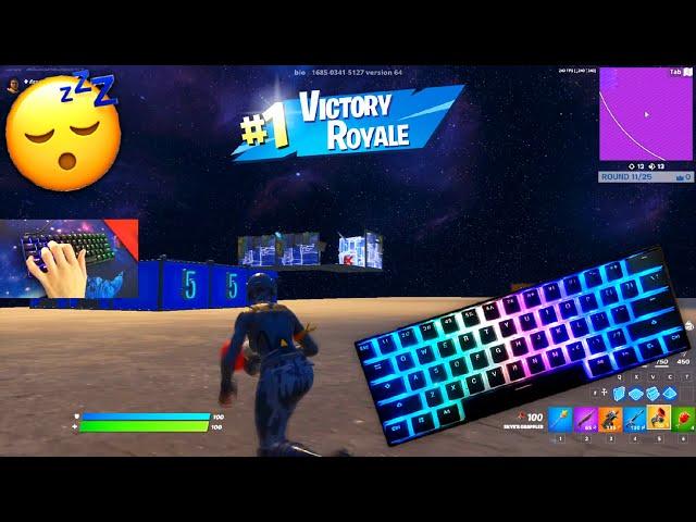 [1 HOUR] Sleeping ASMR Mechanical Keyboard Sounds  ASMR  Fortnite Bio's ZoneWars Gameplay 240FPS