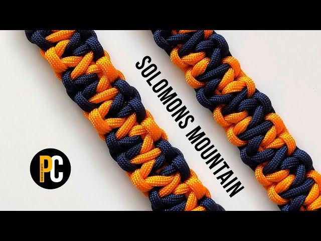 How to make Solomons Mountain | Paracord Bracelet tutorial