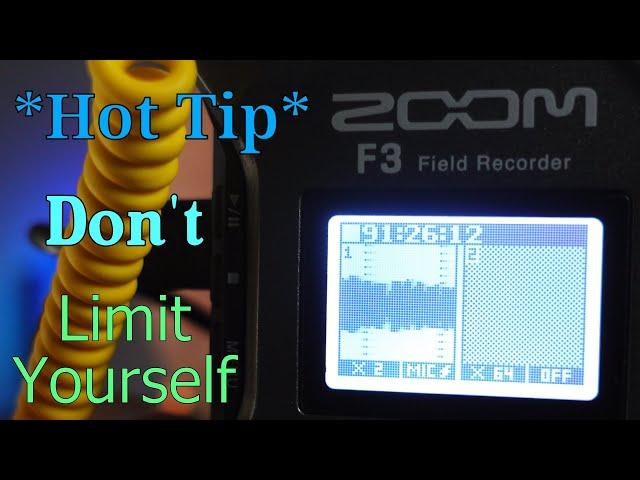 Zoom F3 (Part 1) Best Audio & Great Experience *Hot Tip*