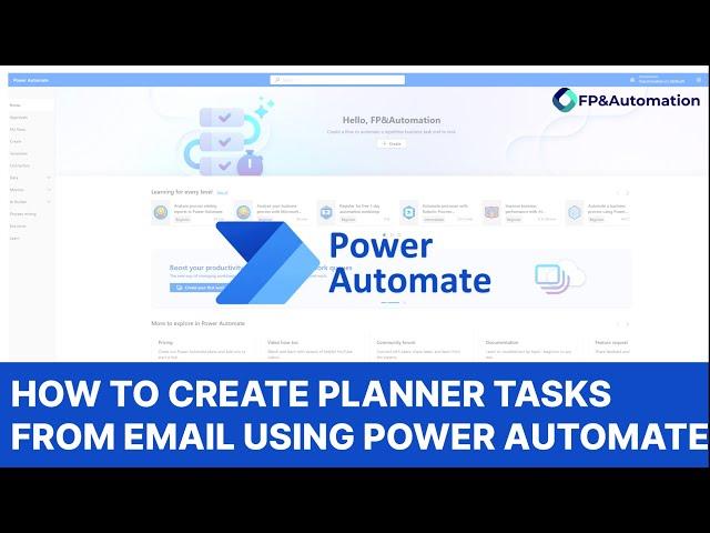 How to Create Planner Tasks from Emails Using Power Automate