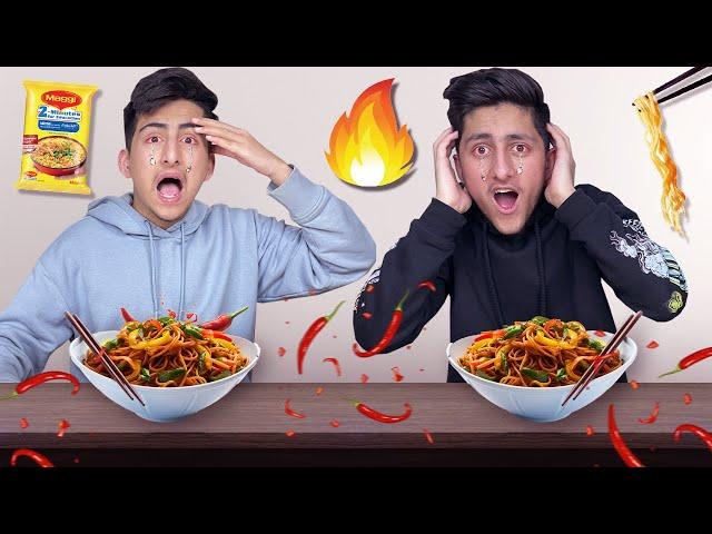 SPICIEST MAGGI CHALLENGE WITH MY BROTHER !!