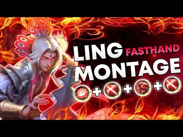 LING MONTAGE Eps 20 • INSANE FASTHAND COMBO & FREESTYLE KILL • Top Global Ling Mobile Legends