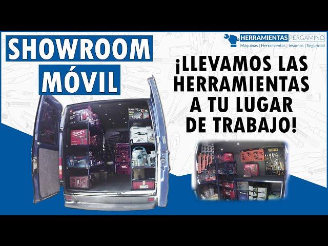 CAMIONETA EQUIPADA SHOWROOM MÓVIL - LLEVAMOS HERRAMIENTAS Y MÁQUINAS A TU LUGAR DE TRABAJO