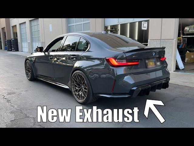 Installing the Valvetronic Designs exhaust on the G80 M3! Is this the best exhaust for this car?