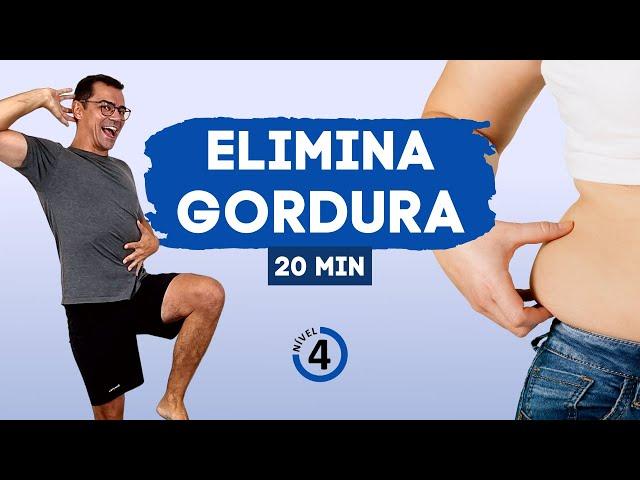 GINÁSTICA PARA EMAGRECER EM CASA | Nível 4 | Elimina Gordura da Barriga