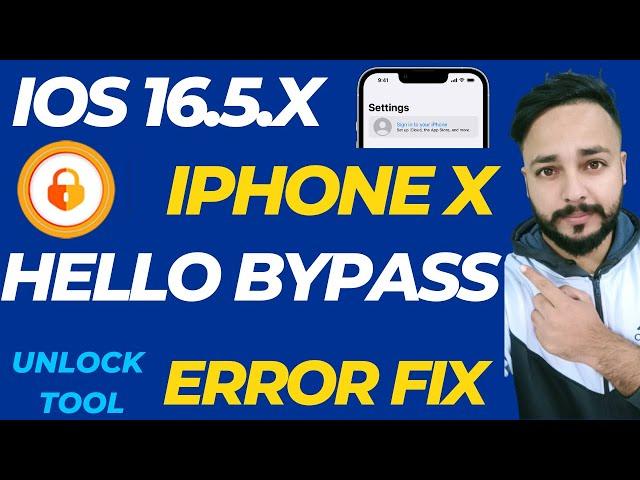 iPhone X (16.5.1) iCloud Bypass Unlock Tool - iCloud Unlock