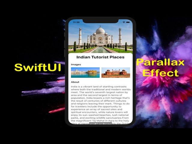 SwiftUI Stretchy Header | SwiftUI Parallax Scrolling