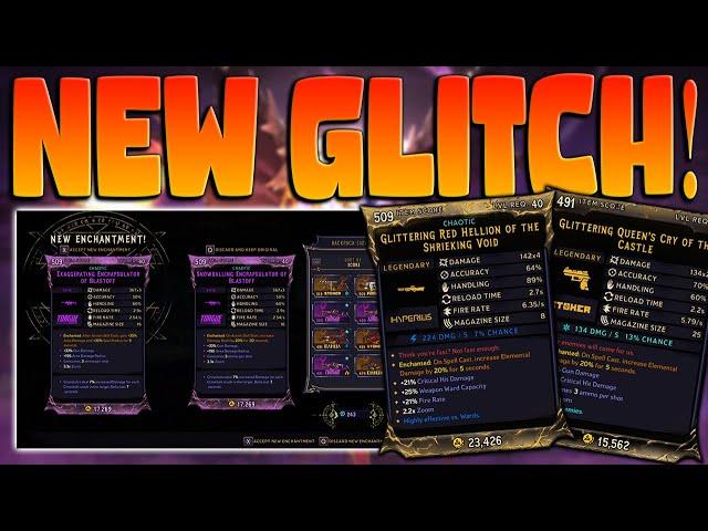 THIS GLITCH LETS YOU STACK WEAPON ENCHANTS! Infinite Damage & Buffs? | Tiny Tina's Wonderlands!