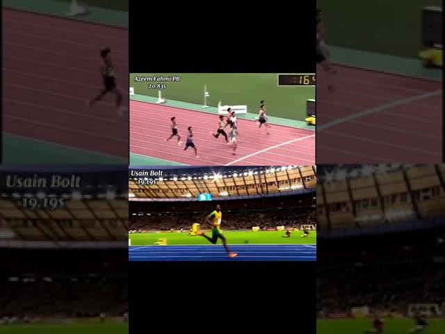 Usain bolt VS Azeem fahmi