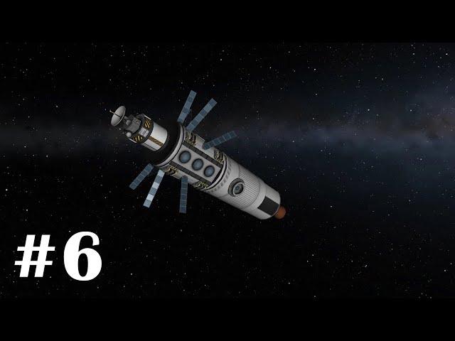 Космическая станция и спутники. Часть #6. Kerbal Space Program на максимальном уровне сложности.