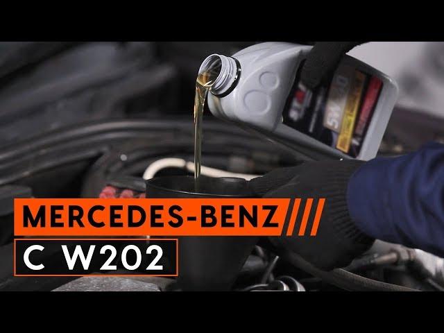 Ölwechsel MERCEDES W202 wie Öl und Ölfilter wechseln [AUTODOC TUTORIAL]