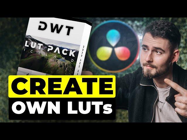 HOW TO Create your own LUTs in Davinci Resolve 18 Tutorial
