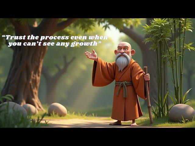 Trust the process. The Bamboo and the Oak tree- Zen story