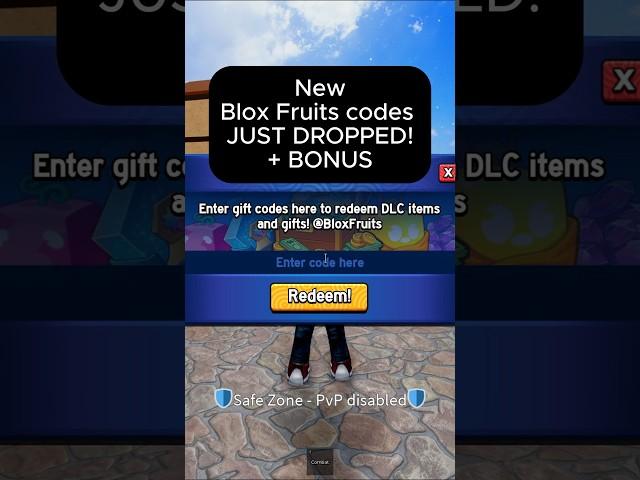 Blox Fruits CODES You MUST Use Today! 