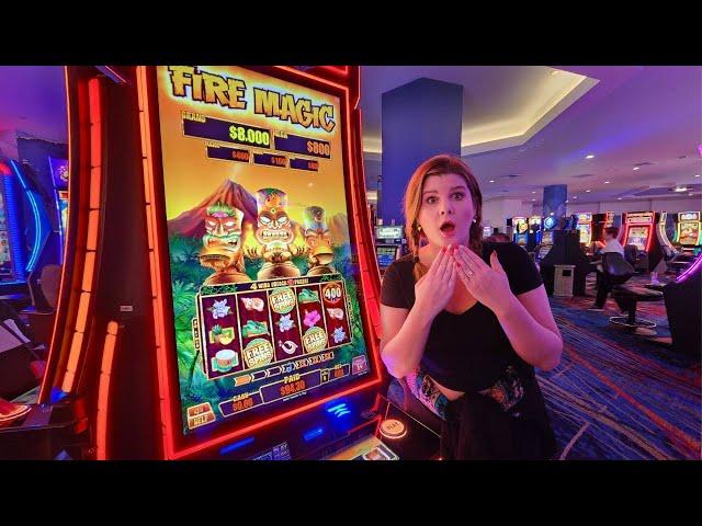 I Finally Hit the Super Rare Bonus on the NEW Fire Magic Slot Machine!