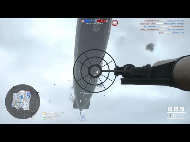 Battlefield 1 - Quickest blimp takedown?