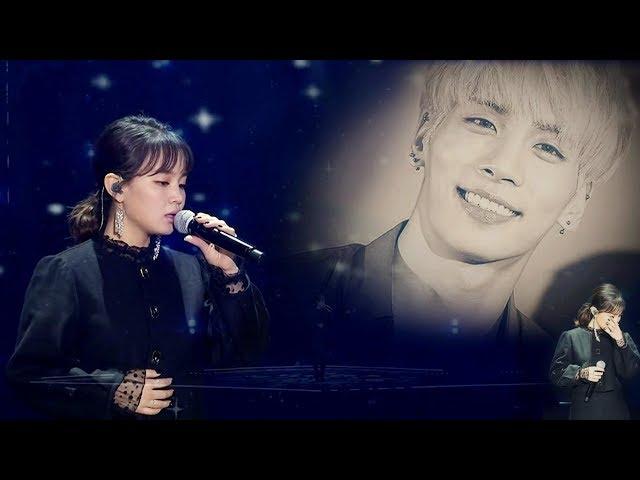 LEE HI - 한숨 (BREATHE) _ Special Stage for SHINee Jonghyun in The 32nd Golden Disc Awards 20180111