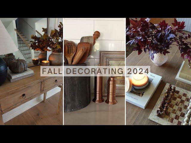 FALL DECORATE WITH ME 2024 | FALL DECORATING IDEAS