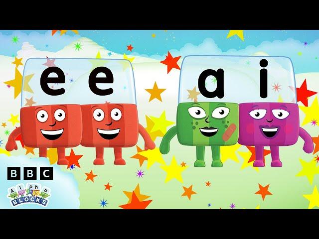 Letter Teams - AI and EE | Phonics for Kids Learn to Read | @officialalphablocks