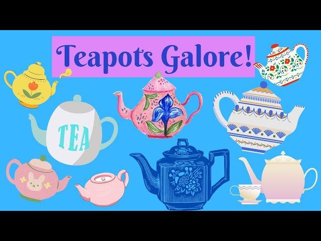 MY TEAPOT COLLECTION ~And What Is the Difference Between Teapots, Coffee Pots and Cocoa Pots? ️🫖