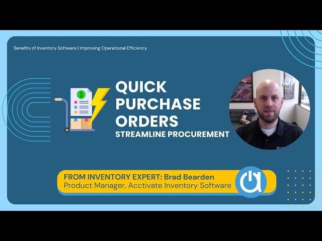 Streamline Procurement with Quick Purchase Orders