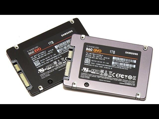 QLC vs TLC SSDs: Samsung QVO & EVO