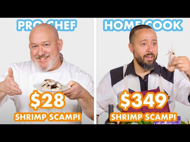 $349 vs $28 Shrimp Scampi: Pro Chef & Home Cook Swap Ingredients | Epicurious