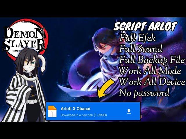 SCRIPT ARLOT X OBANAI NO PASSWORD UPDATE TERBARU