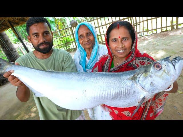 সমুদ্রের দারুন স্বাদের সব থেকে বড় ওজনের চেলা মাছের রান্না | Sea special biggest chela fish recipe