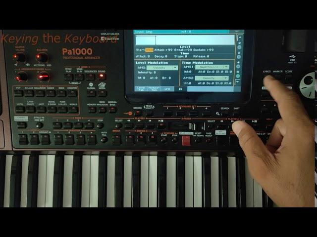 Making of a KBD set with multiple sounds in Korg PA Arrangers