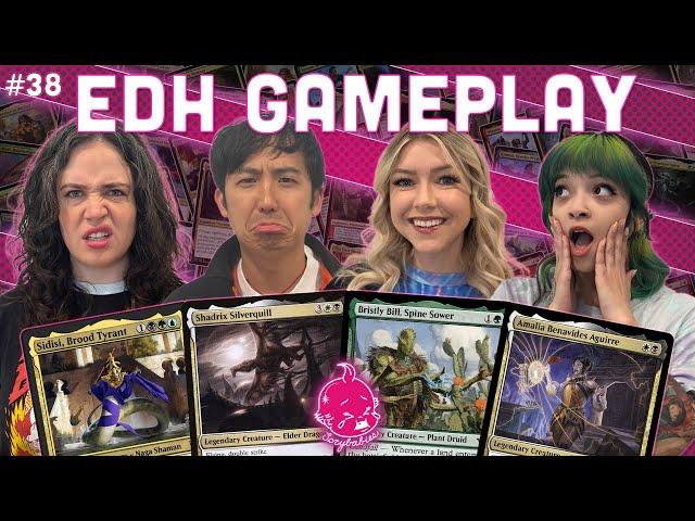 COMMAND ZONE VS SCRYBABIES | Sidisi | Shadrix | Bristly Bill | Amalia | MTG EDH Gameplay