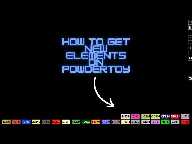 How to get powder toy mods!