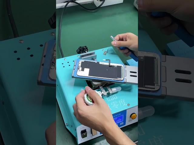 iPhone 12 touch screen digitizer replacement with REFOX FM50 #shorts