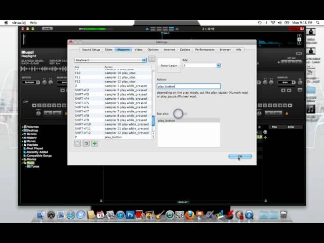 How to setup virtual dj shortcuts.