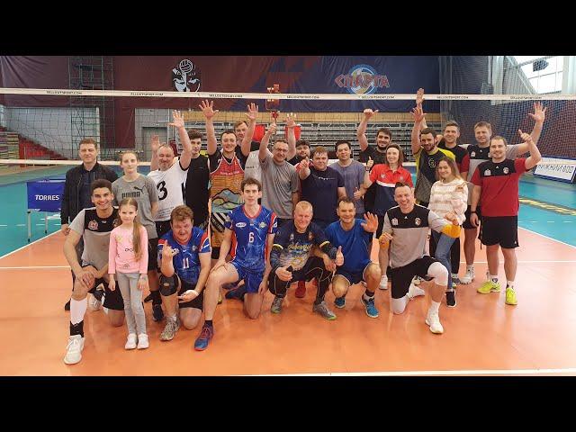 Тренировка от первого лица (GoPro) с болельщиками волейбольной команды АСК из Нижнего Новгорода