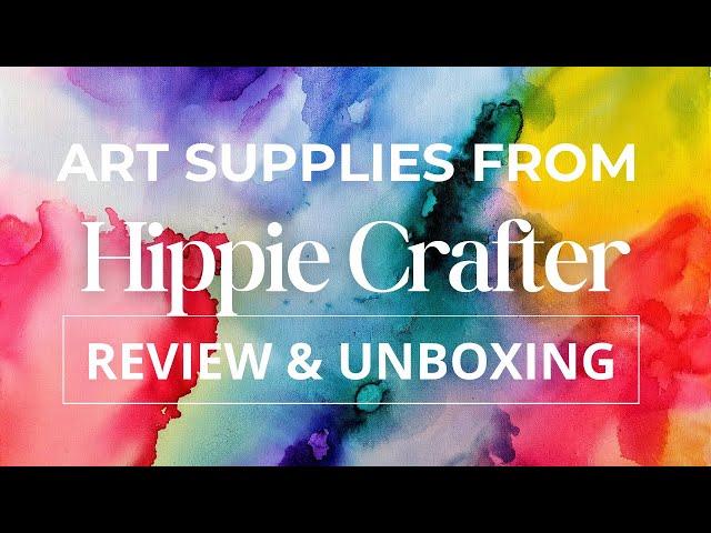 REVIEW and Unboxing | Are the @hippiecrafter  Art Supplies Any Good?