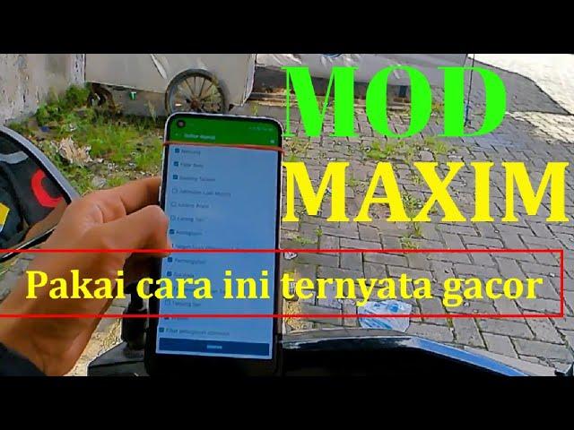 MAXIM BIKE MOD 2023, di filter masih gacor, ini caranya