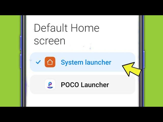 How to change default System launcher | Redmi Note 11 Pro Android phone