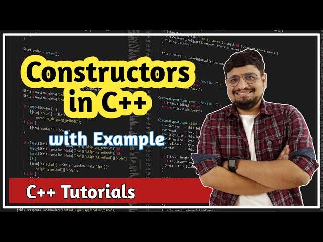 Constructors in C++ | C++ Tutorial PART 56